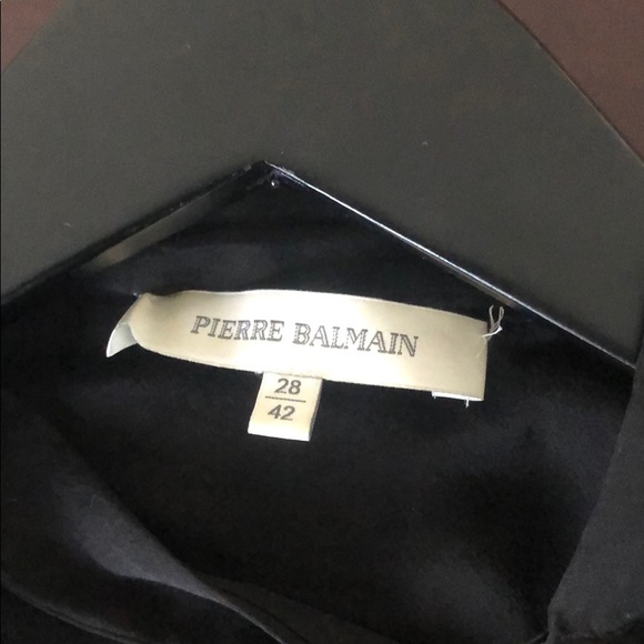 Sexy BALMAIN button down black shirt - Picture 4 of 4